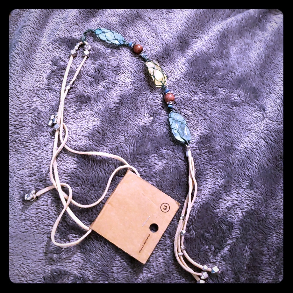 Super Long Geniune Stone Necklace